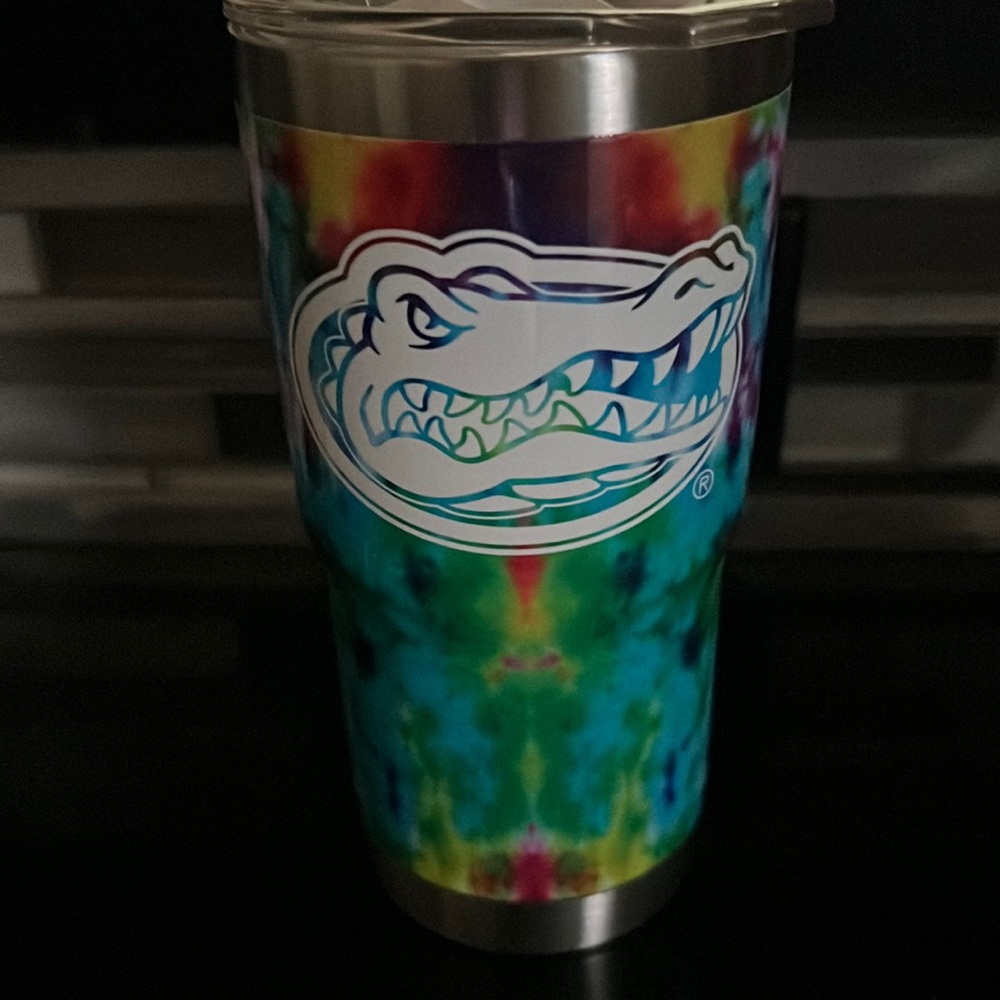 Florida Gators Tie Dye Stainless Steel Tumbler